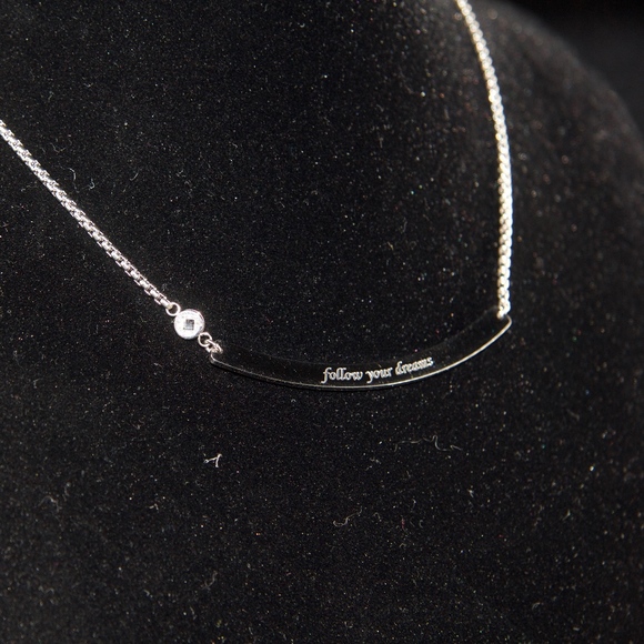 follow your dreams 14kt Gold Dipped Swarovski - Picture 4 of 8